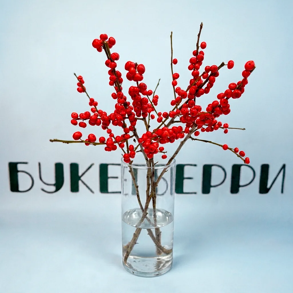 Илекс красный 50см — купить в Кирове, Букетберри